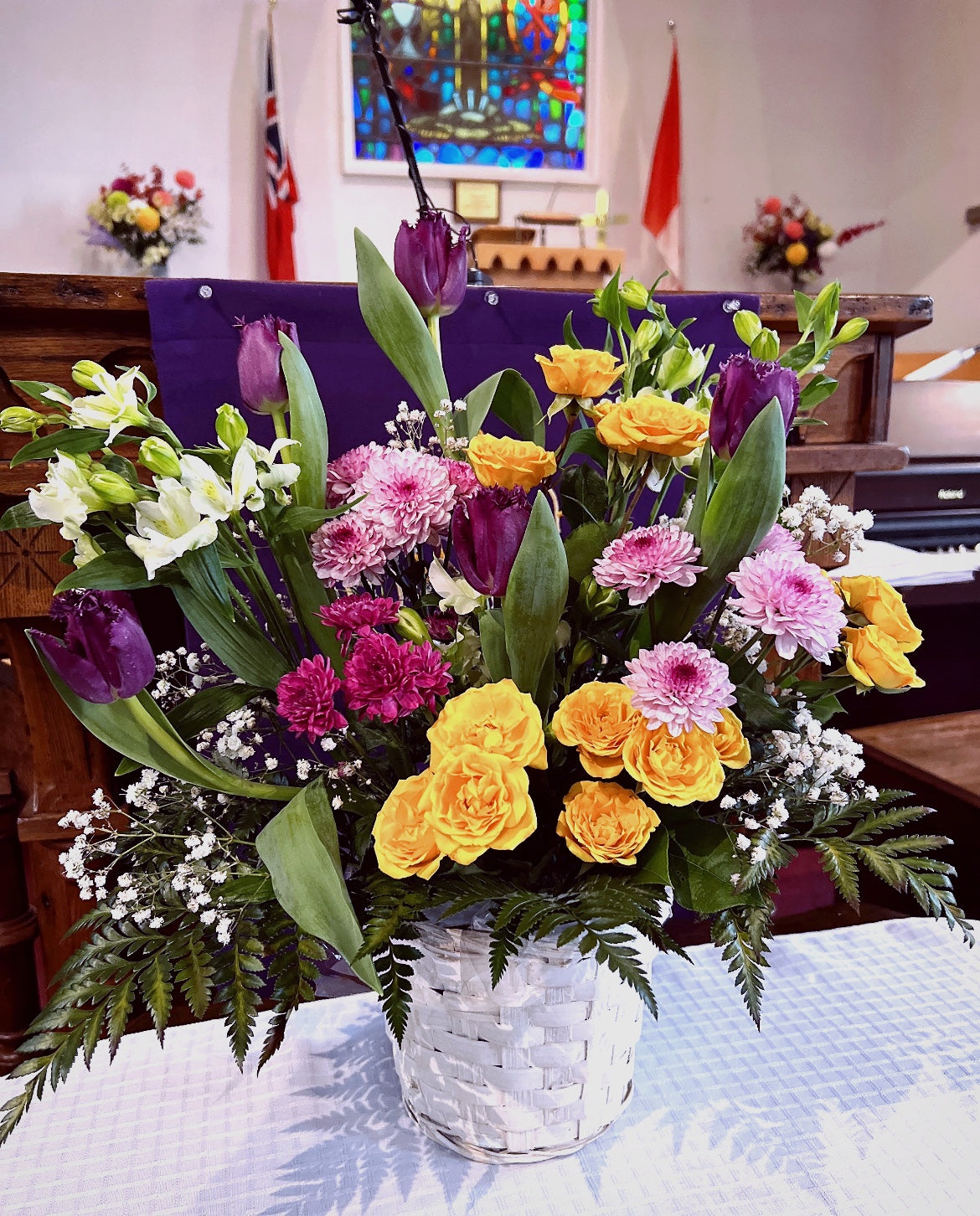 Mother's Day flower basket ($49.99)